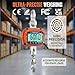 RESHY 11000Lbs / 5 Ton Digital Crane Scale, 2lb (1kg) Accuracy Heavy Duty Cast Aluminum Hanging Scale w/Wireless Remote, Temp & Humidity Monitor for Industrial, Warehouse