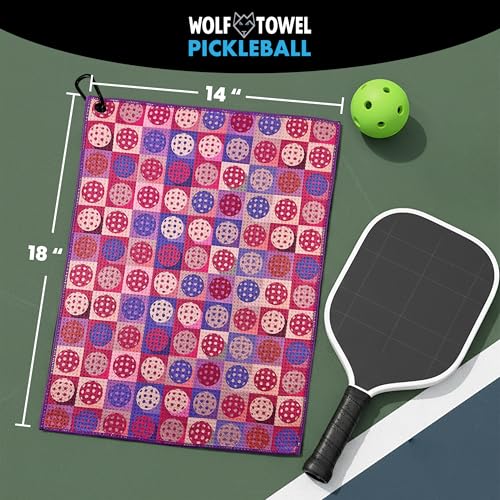 Image of Pickleball Towel | Pickleballs Pink Pickleball Towel | Pickleball Gift for Women | Printed Funny Pickleball Towel | Pickleball Gear | Retirement Gift