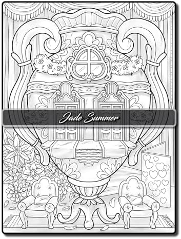 Fairy Homes Coloring Book: For Adults with Fantasy Designs for Fun and Relaxation
