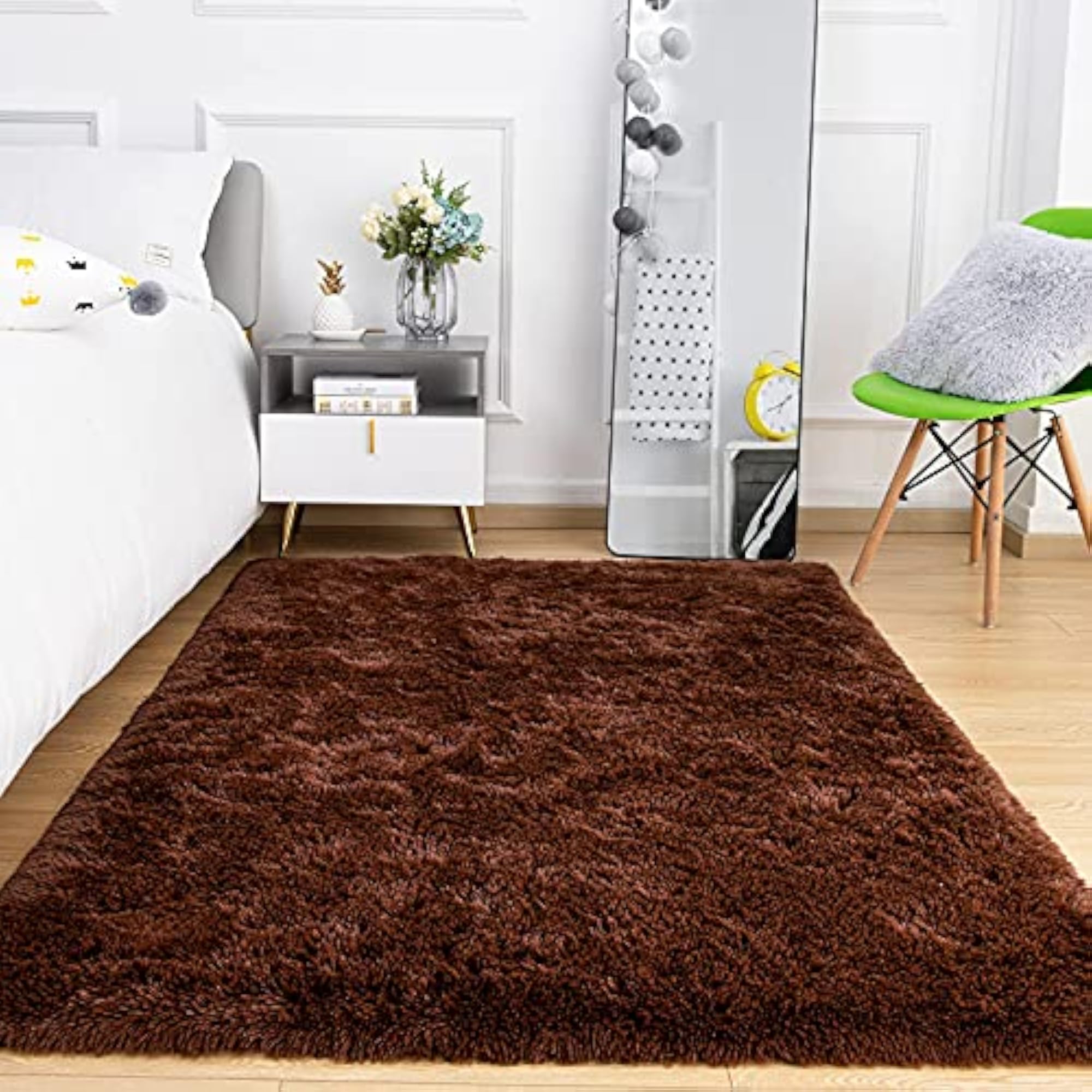 Handmade Extra Soft Fluffy Carpet, 3x5 feet