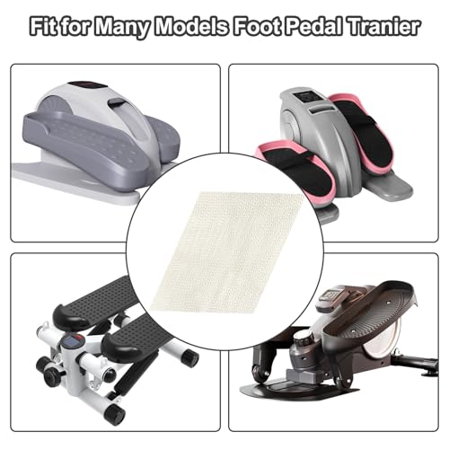 Non-Slip Mat, Perfect for Under Desk Elliptical Peddler Foot & Leg Pedal Trainer for Senior Fitness Home Sport Accessories, Enhanced Stability & Floor Protection - Thumbnail 4