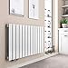 EMKE Design-Heizkörper 630x1000mm Heizkörper Horizontal Weiß Panelheizkörper Seitenanschluss Doppellagig Heizung 1343W