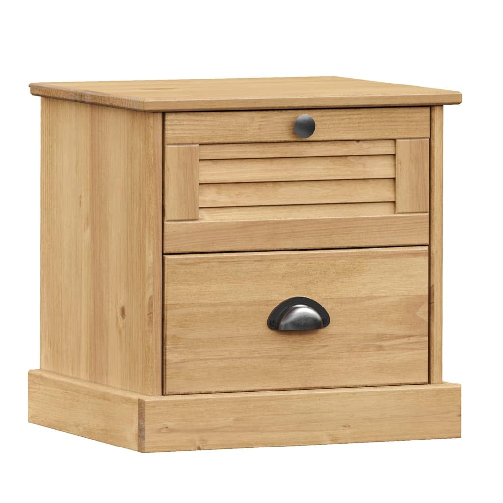 vidaXL Table de Chevet Vigo 42x35x42 cm Bois de pin Massif