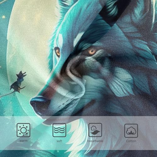 Cool Wolf Teal Girls Underwear Toddlers 2t Cotton Panties for Girl Artistic Briefs Girls Undies3