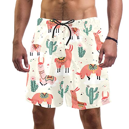 Short de plage pour homme anti-irritation, maillot de bain cactus alpaga ultra respirant