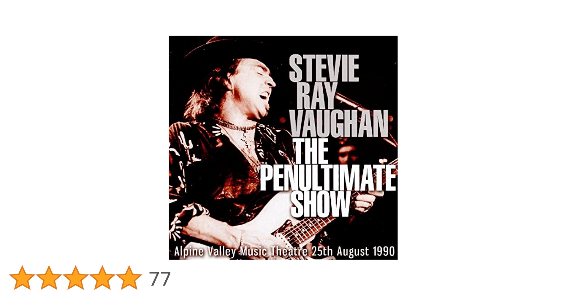 【中古】 Stevie Ray Vaughan スティービーレイボーン / Penultimate Show 輸入盤 818brII-J-L._UF1000,1000_QL80_.jpg