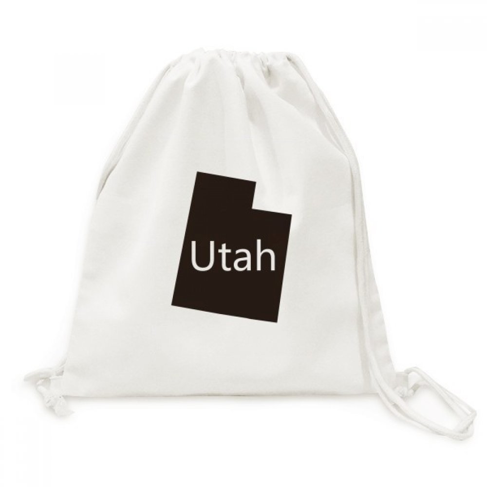 Sac à dos cordon USA Utah en toile pour voyage et loisirs