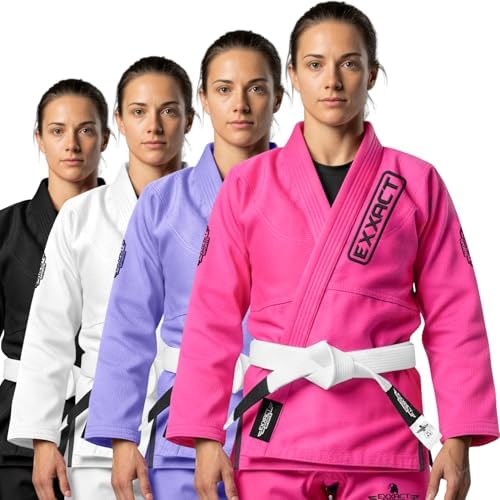 Exxact Sports BJJ Gi feminino, leve IBJJF Legal Jiu Jitsu Gi com ...