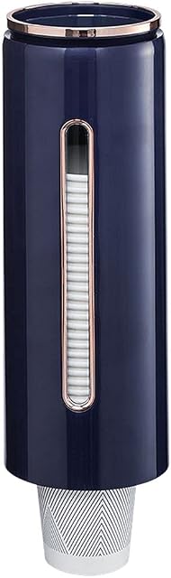 Cup Dispenser 1PC Household Cup Container Reusable Automatic Anti-dust Plastic Paper Cup Frame(blue)