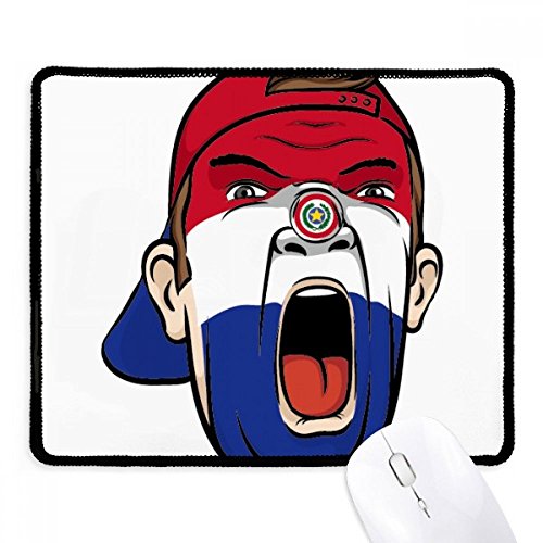 Mousepad de Paraguay antideslizante para juegos y oficina de alta calidad