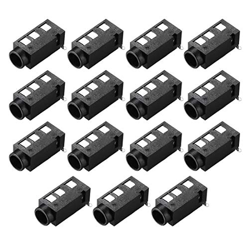 Conector Jack Audio 3.5 mm PCB Macho 4 Pines 15 unidades miniatura 1