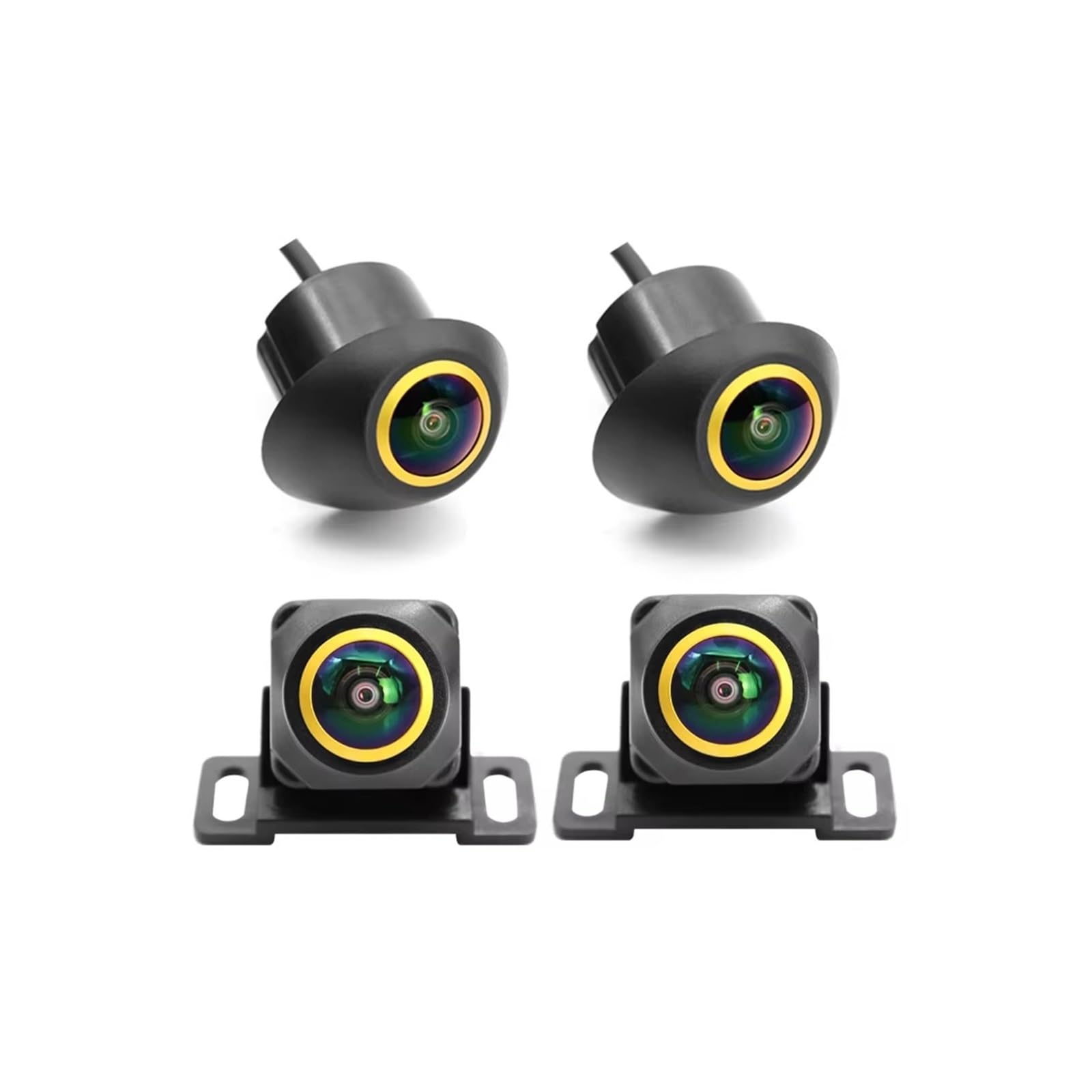 HILLAR Rückfahrkamera HD 360 Grad Autokamera 1080P 8K 3D AHD Surround View Rückfahrkamera Für Android Navigation Reverse Auto Backup Kamera