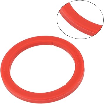 For Cafelat E61 Espresso Machine Replacement Silicone Group Head Gasket, 73mm OD 57mm ID 8mm Thickness, Red, for E61 Modern Replica