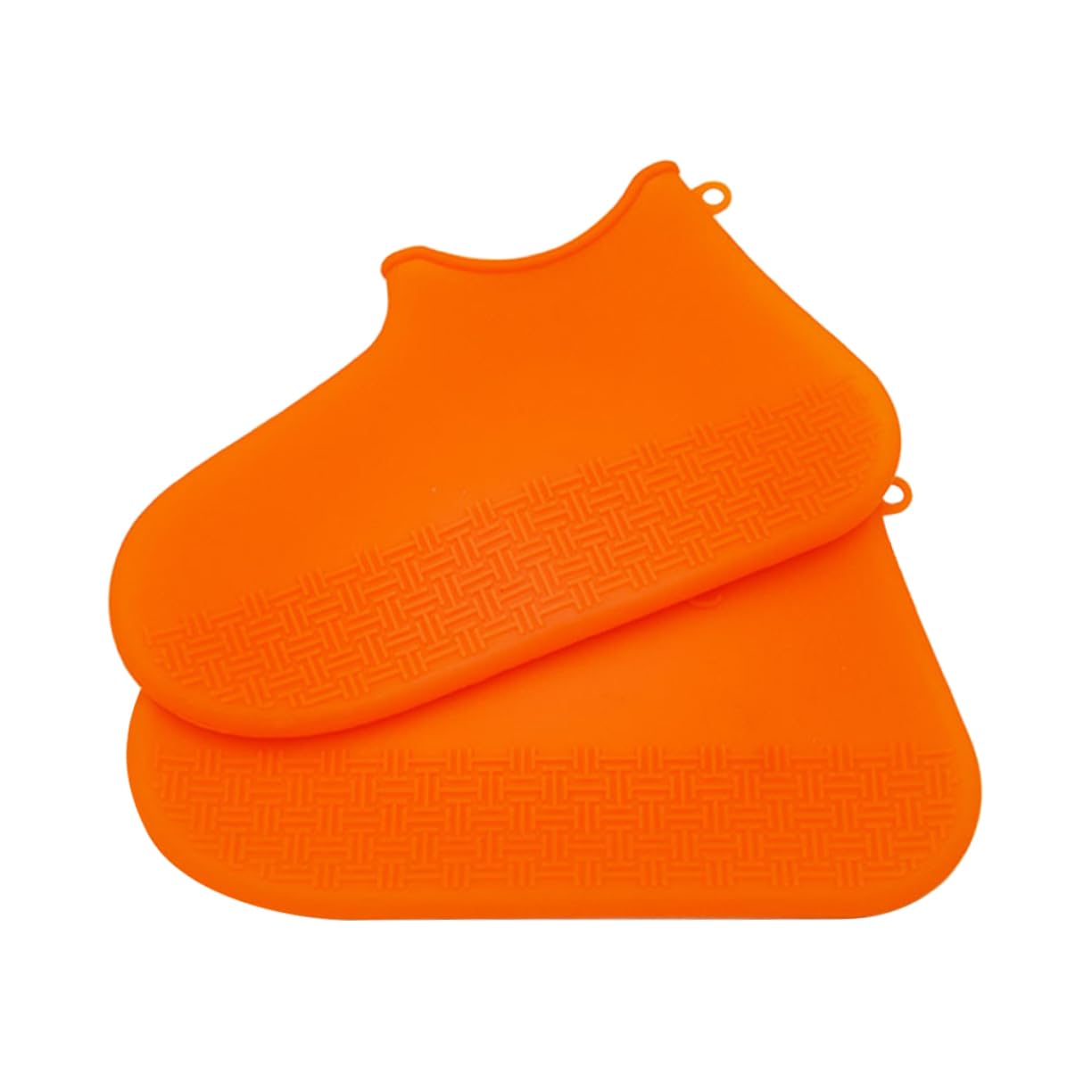 Unomor Orange Rainproof Sneaker Covers Silicone Anti-skid Shoes Cover for Outdoor Use