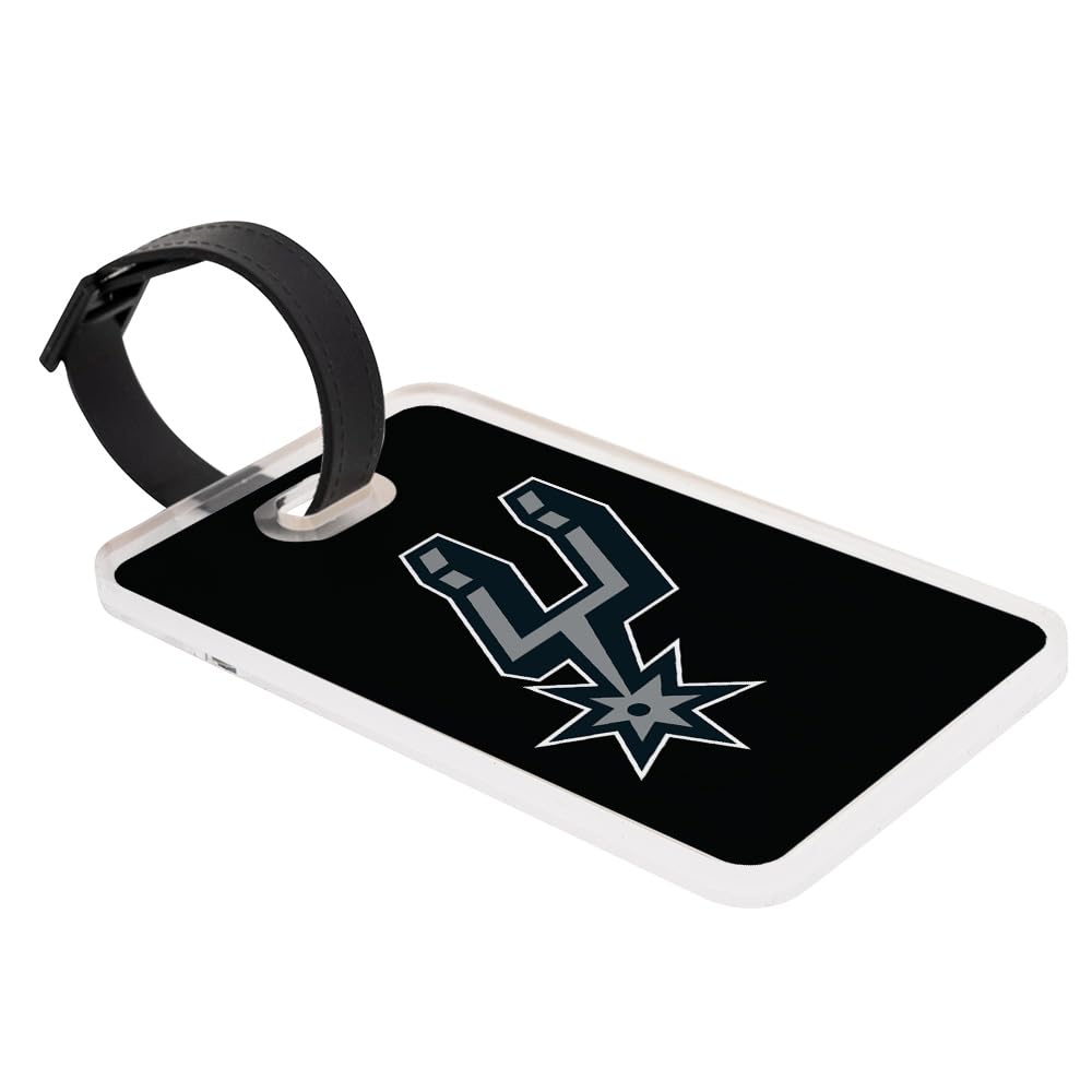 Desert Cactus San Antonio Spurs Luggage Tag Official NBA National Basketball Travel ID Label for Suitcases Bags and