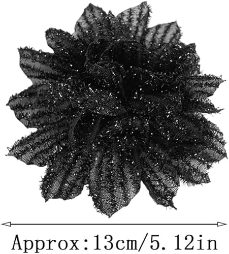 Miniatura 4 de Delicada tela de malla con flores grandes y grandes, broches de solapa delicados, elegantes, vintage, flores de seda, broche para mujeres, boda,