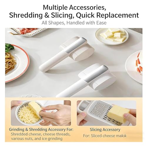 Rallador eléctrico portátil para queso con batería recargable miniatura 4