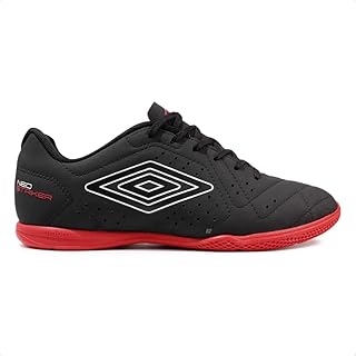 Anúncio patrocinado – Chuteira Umbro Neo Striker Futsal Preta Vermelha e Branca