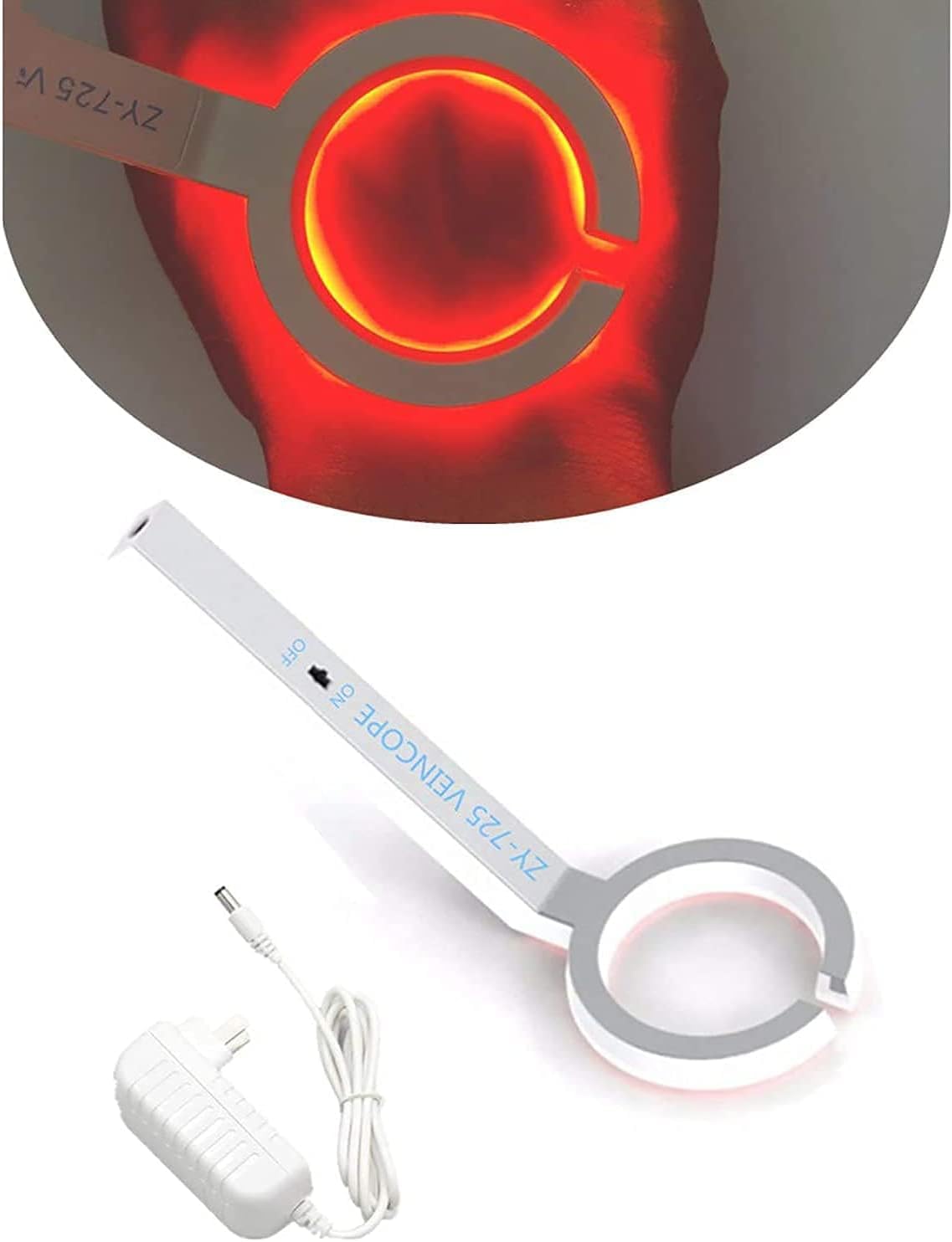 Lampy diagnostyczne i zabiegowe Detektor oświetlenia żył, okrągła ręczna lampa do nakłuć naczyniowych, może być stosowany w medycynie estetycznej i chirurgii plastycznej
