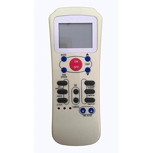 Emrse Air Conditioner Remote Compatible for Carrier (Ac-50) R14/Ce Split AC/Window AC (Exactly Same Remote Will Only Work) White