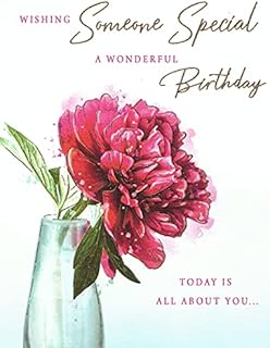 Wishing Someone Special A Wonderful Birthday Card - Size 6" X 8"