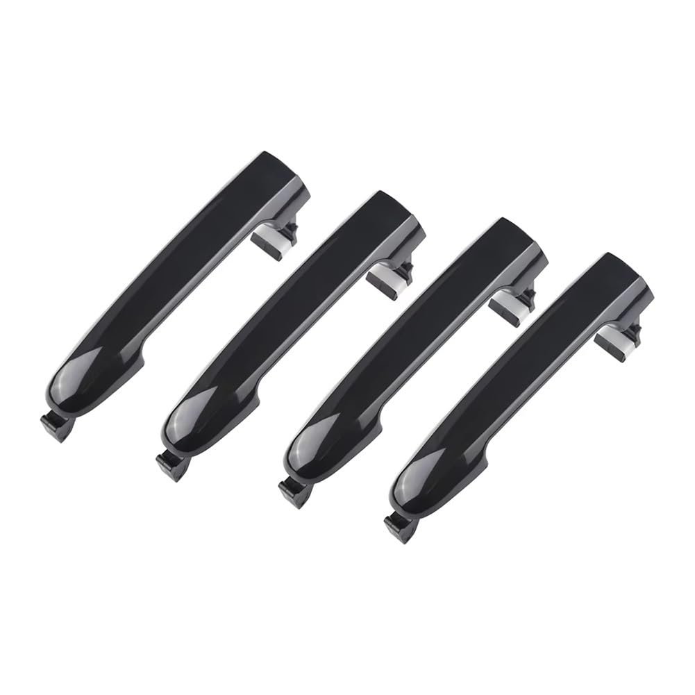 Ratsch Black Car Side Exterior Door Handle 4Pcs Outside Exterior Door Handle Front Rear Left Right 826513K000 For Sonata 2004-2010