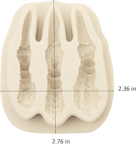 Miniatura 2 de Molde de silicona de garra de dragón, molde de cocina de dinosaurio para hornear de chocolate para decoración de pasteles, decoración de cupcakes,
