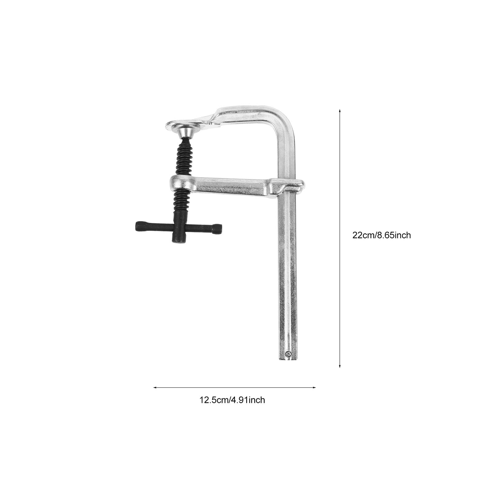 KOMBIUDA Serre-joint Robuste pour Menuiserie Pince de Fixation Lourde avec Poignée Ergonomique Protection de Surface Résistant Corrosion Outil de Serrage Polyvalent pour Bricolage