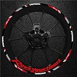 L'installation des autocollants pour jantes est relativement simple, leur pose est facile et leur aspect attrayant améliore l'expérience du motard.