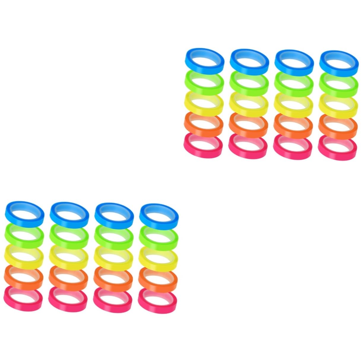 SHINEOFI 40rollos Pestañas Transparentes De Marcadores De Página Autoadhesivos Multifuncionales Para Material Escolar Resistente y Reposicionable Para y