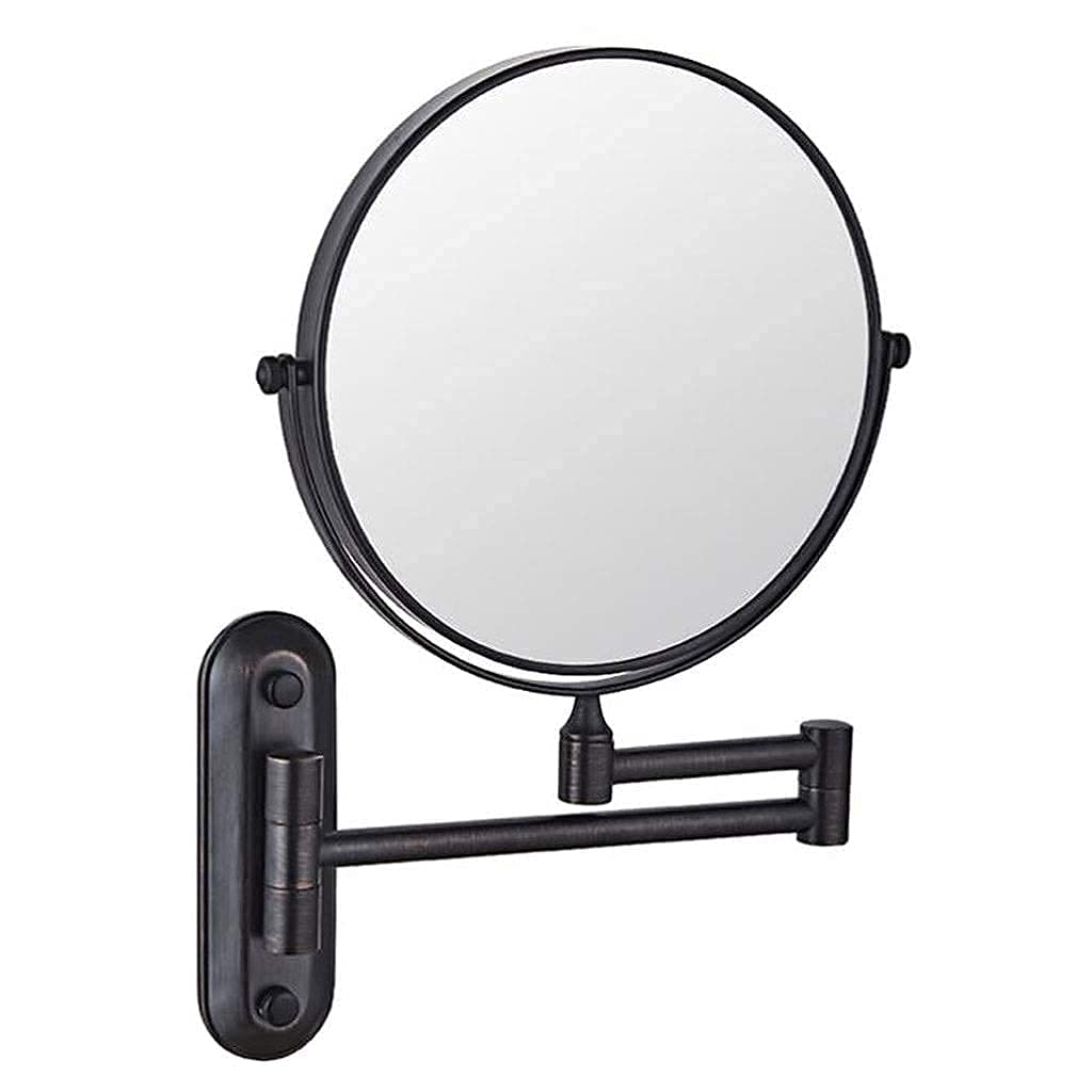 Miroir cosmétique rotatif double face pour un maquillage mural de précision