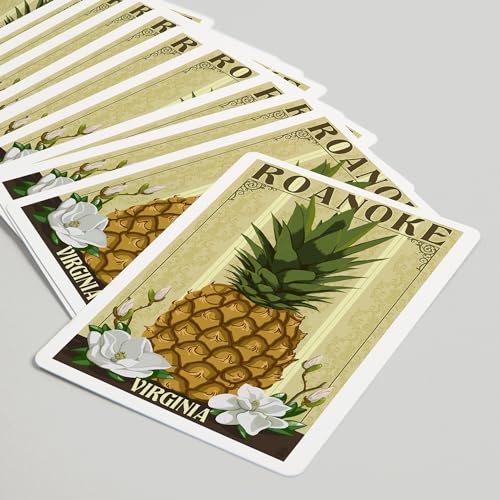 Baraja de cartas Lantern Press Roanoke Virginia poker miniatura 5