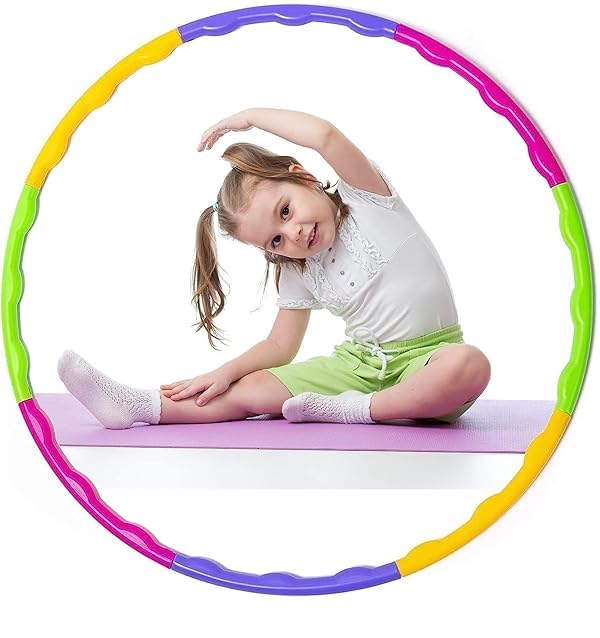 Fully Detachable Hula Hoop for Kids Adults| Fitness Hoola Hoop Rings | Interlocking Adjustable Hupla Hoop for Exercise | Hula Hoop Rings Toys for Kids Boys, Girls (B0DBZPXDWG) Amazon Price History, Amazon Price Tracker
