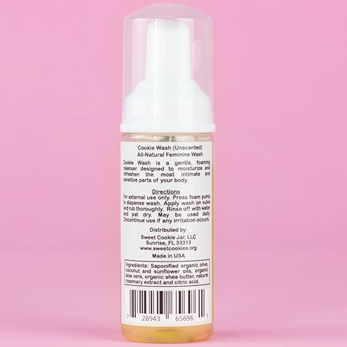 Miniatura 5 de Sweet Cookie Jar Lavado de galletas, lavanda, 5 onzas líquidas, lavado femenino totalmente natural para galletas sensibles