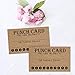 50 Rewards Punch Cards - Incentive Cards for Kids, Students, Teachers, Business & Classroom Rewards