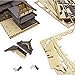 wa-gu-mi Matsumoto Castle Wooden Architecture 3D Puzzle - Fun DIY Wood Craft Kits - Ideal Gift for Birthdays and Party Favors