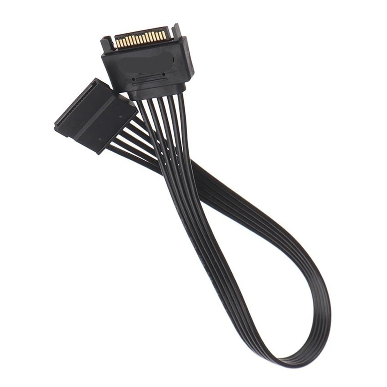 Generico 30CM SATA 15Pin Male to Female Power Extension
