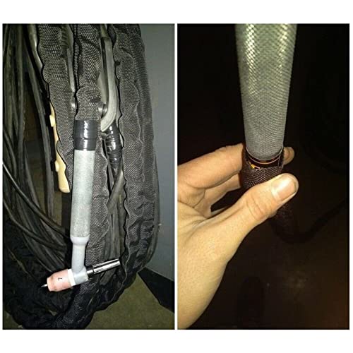 0.9" Id Nylon Protective Hose Sleeve Sheath Cable, 10Ft Length Cover Welding Tig Torch Hydraulic Hose #TOP3