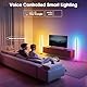 ibaye Smart LED Stehlampe, WiFi RGB Standleuchte, funktioniert mit Alexa und Google Assistant, App-Steuerung, Musikmodi, kreativer DIY-Modus, Stehleuchte für Wohnzimmer, Schlafzimmer(Matt-schwarz)