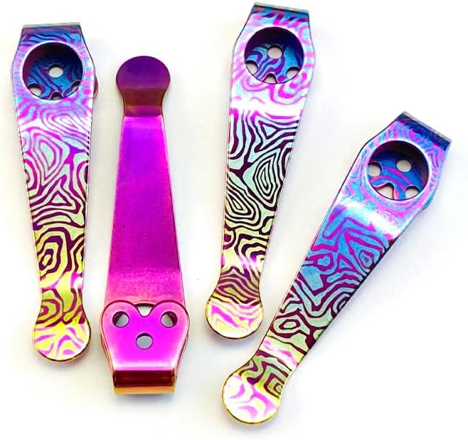 チタン合金製ポケットクリップ交換用 1個 Para 3、C81、C11、C10、Paramilitary 2、Yojimbo 2に適