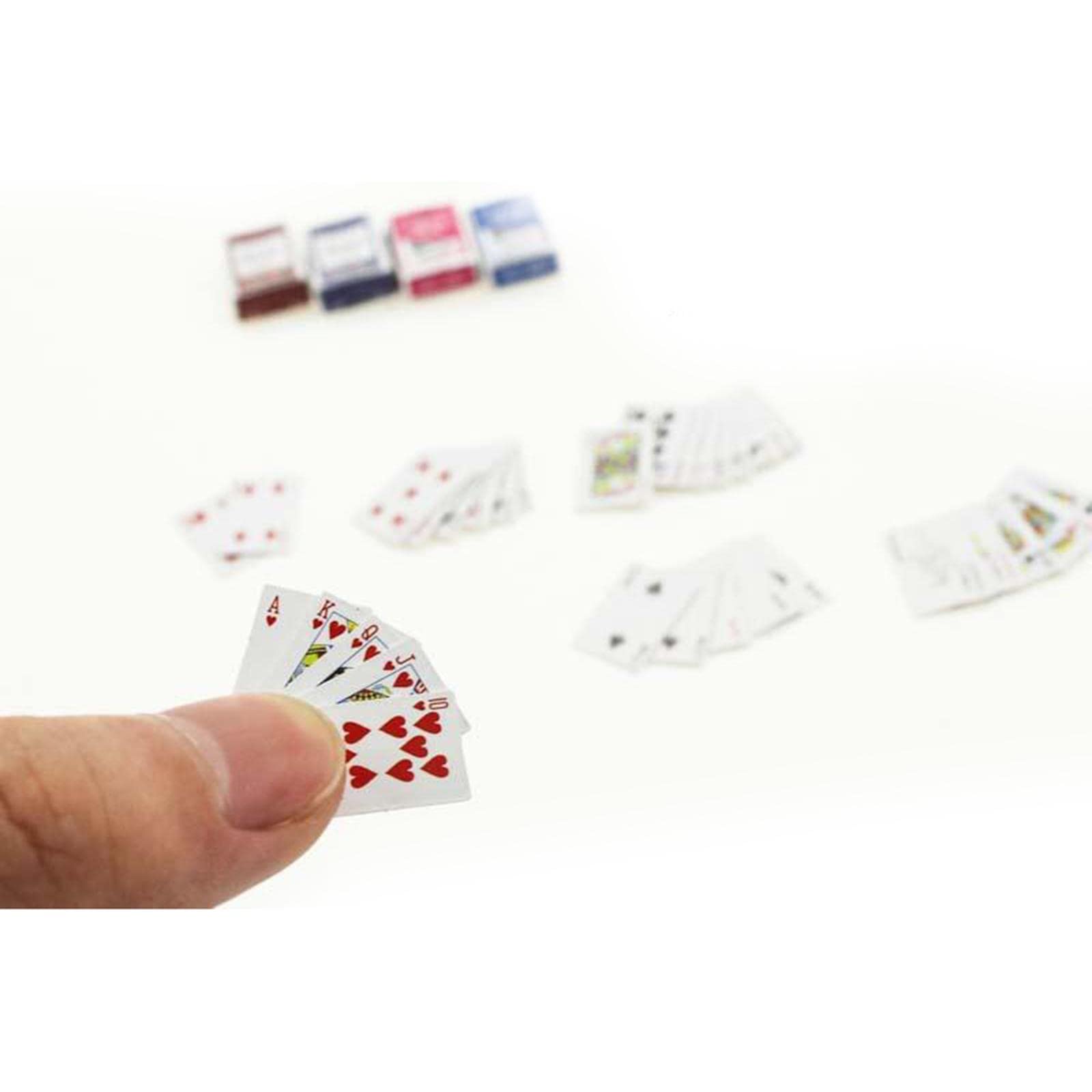 CALANDIS 2 Sets Miniature Poker 1:12 Mini Dollhouse Playing Cards Doll House Poker (B0BGXYL4VK) Amazon Price History, Amazon Price Tracker