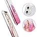 iPhone 11 Bling Case with Ring Kickstand and Neck Strap 6.1 inch Gradient Pink Glitter Anti Shock Cute Phone Case Sparkly Diamond Rhinestone Lovely Protective Soft Cover for Women Girls