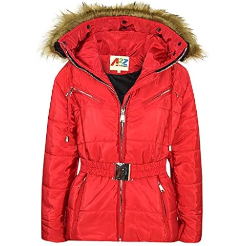 A2Z 4 Kids Stylish Red Puffer Jacket Cover