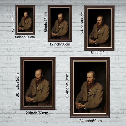 Cadre à suspendre de qualité supérieure Dostoevsky 40,6x61 cm - 2