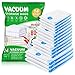 Produktbild Vacwel 14 Paket Vakuumbeutel Aufbewahrungsbeutel Reise 3*100x80cm + 3*80x60cm + 4*70x50cm + 4*60x40cm Wiederverwendbar fur Kleidung Bettdecken Bettwasche Kissen Wolldecken Vorhange