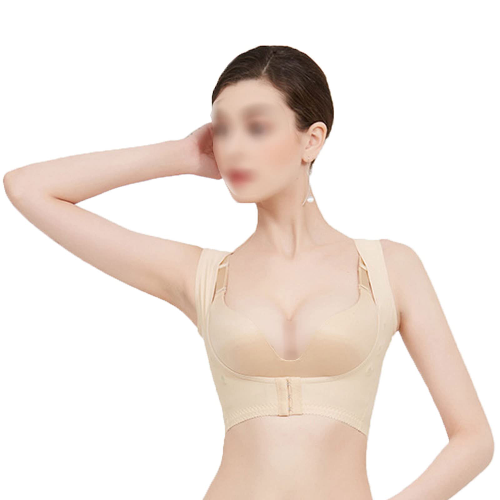 Correcteur de posture et attelle de poitrine femme beige taille M