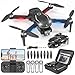 Drohne mit Kamera HD 4K,RC Faltbare FPV WiFi Live Ãœbertragung Drohne für Kinder Anfänger,2 Akku Lange Flugzeit,Headless Modus,Flugbahnflug,Hinderni... Key Start/Landen,Headless Modus