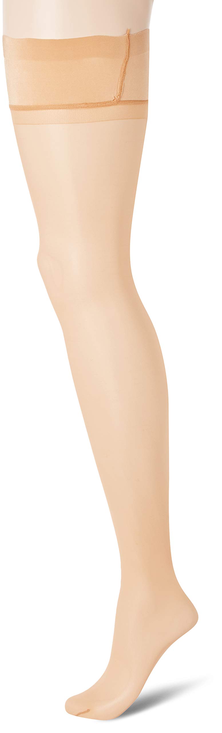 Charnos Women's Beige (Natural Tan ) 1Pp 10 Denier Elegance Ultra Sheer Hold Up Matt Fein Plain 10 Den Hold - Up Stockings, Beige (Natural Tan), Medium