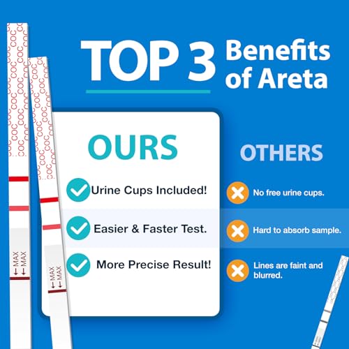 Areta Cocaine Test Strip: Cocaine Drug Test Single Panel Urine Screen Kits, 15 Pack Instant Accurate Home Cocaine Tests Coke Dipstick With Cups thumb #4