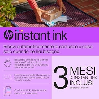 HP Envy 6420e 223R4B, Stampante Multifunzione a Getto d'Inchiostro A4 a Colori, Stampa Fronte e Retro Automatica, 10 ppm, Wi-Fi, Smart, 3 Mesi di Inchiostro Instant Ink Inclusi, Bianca